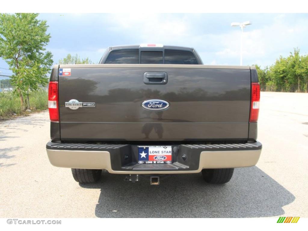 2005 F150 King Ranch SuperCrew 4x4 - Dark Stone Metallic / Tan photo #15