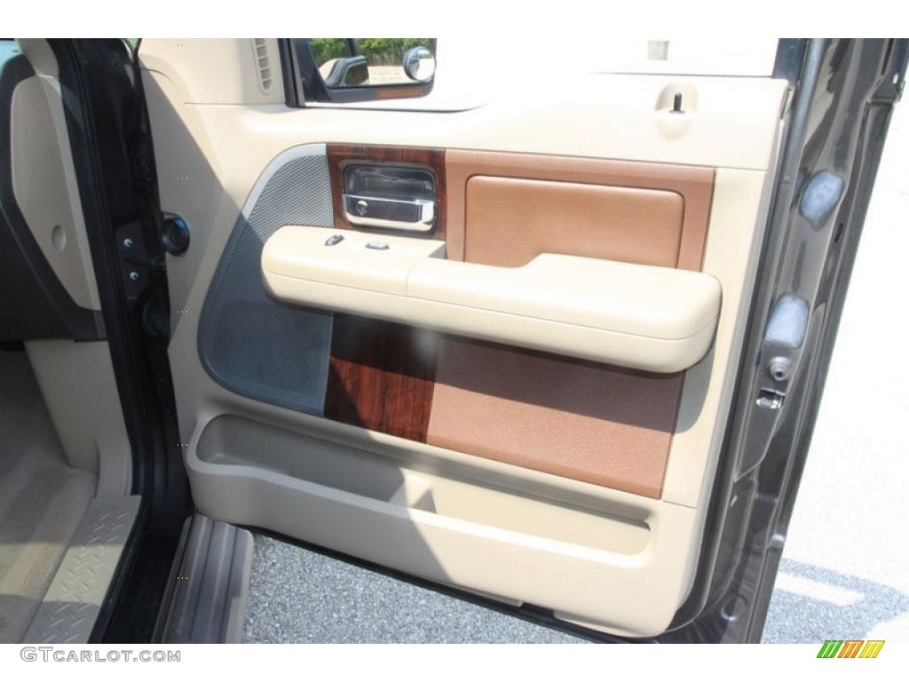 2005 F150 King Ranch SuperCrew 4x4 - Dark Stone Metallic / Tan photo #33