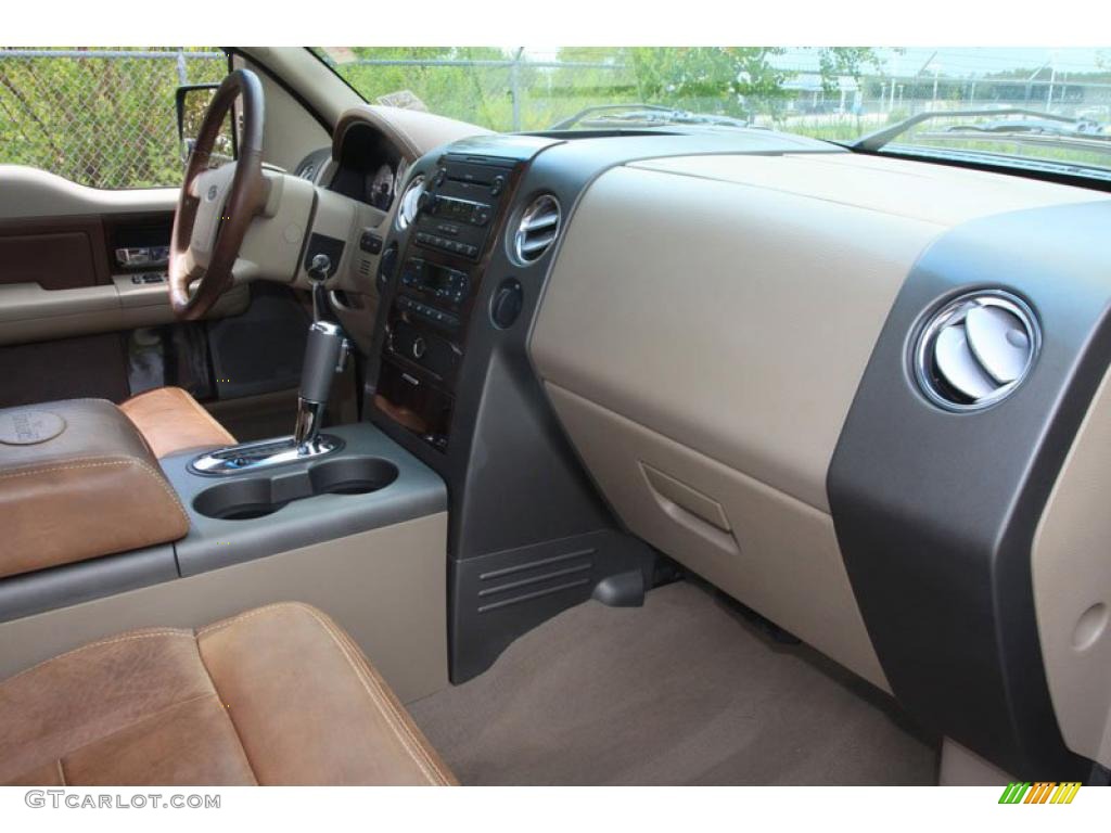 2005 F150 King Ranch SuperCrew 4x4 - Dark Stone Metallic / Tan photo #34