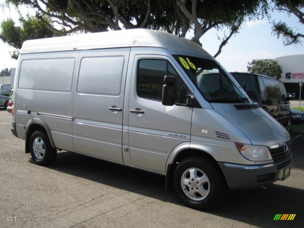 2006 Sprinter Van 2500 High Roof Cargo - Brilliant Silver Metallic / Gray photo #1