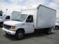 Oxford White - E Series Cutaway E350 Commercial Moving Van Photo No. 3