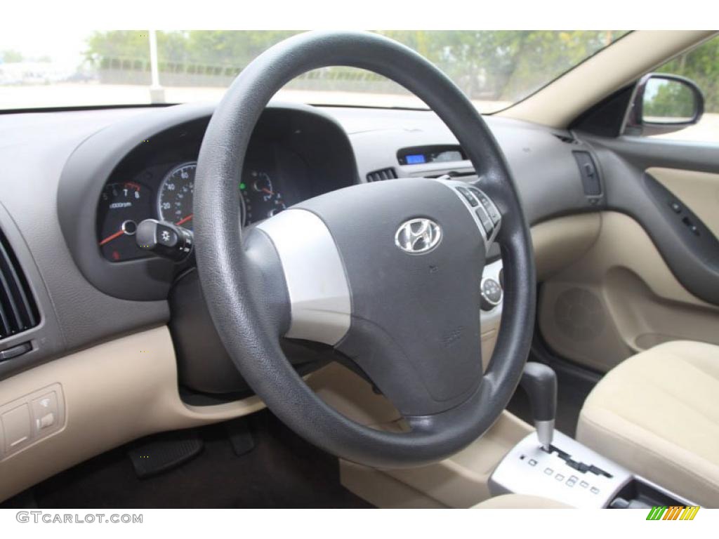 2009 Elantra GLS Sedan - Purple Rain / Gray photo #4