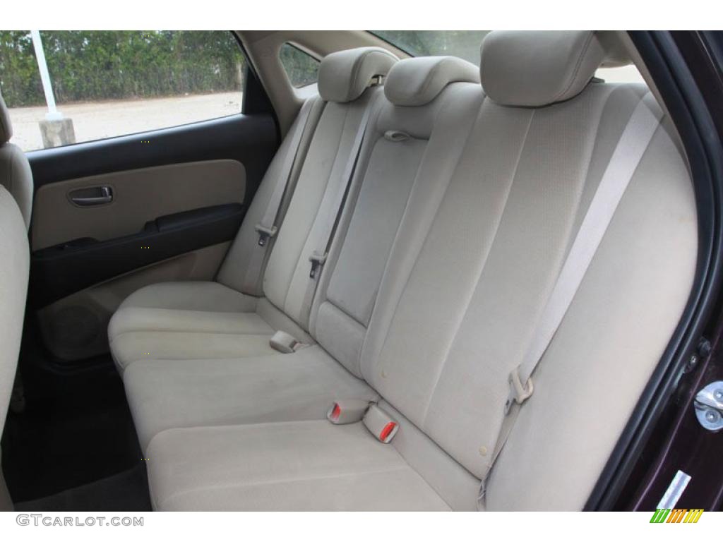 2009 Elantra GLS Sedan - Purple Rain / Gray photo #6