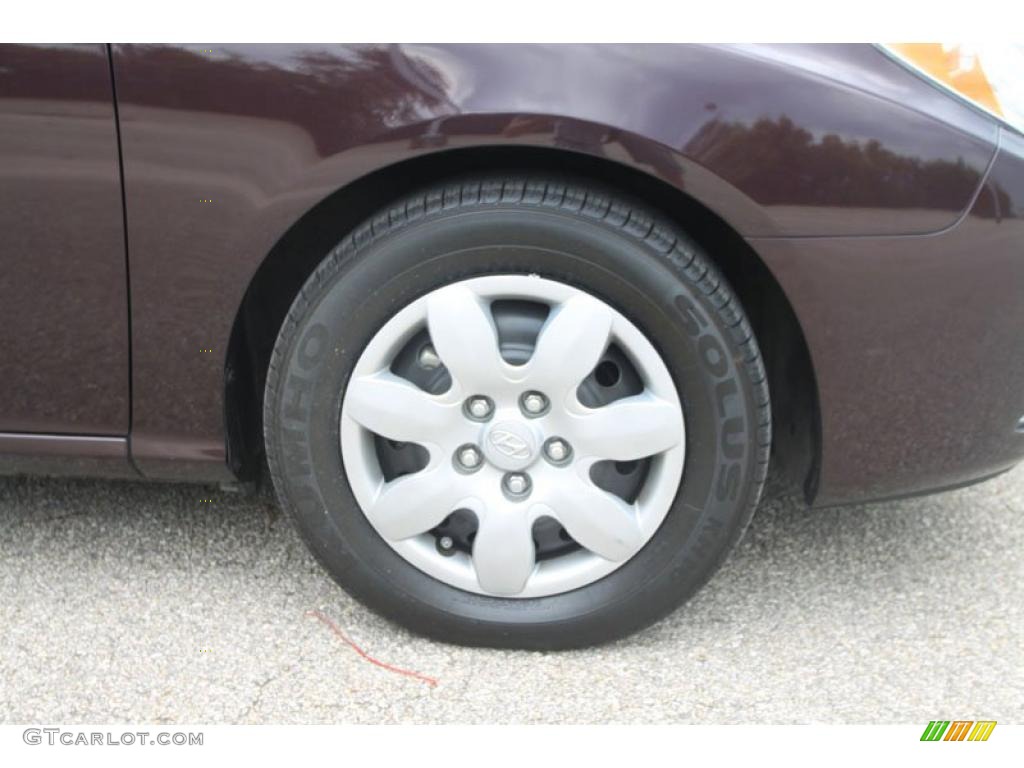 2009 Elantra GLS Sedan - Purple Rain / Gray photo #8