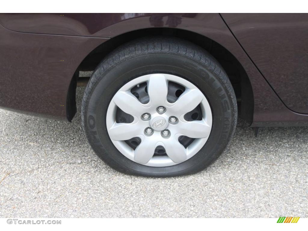 2009 Elantra GLS Sedan - Purple Rain / Gray photo #9