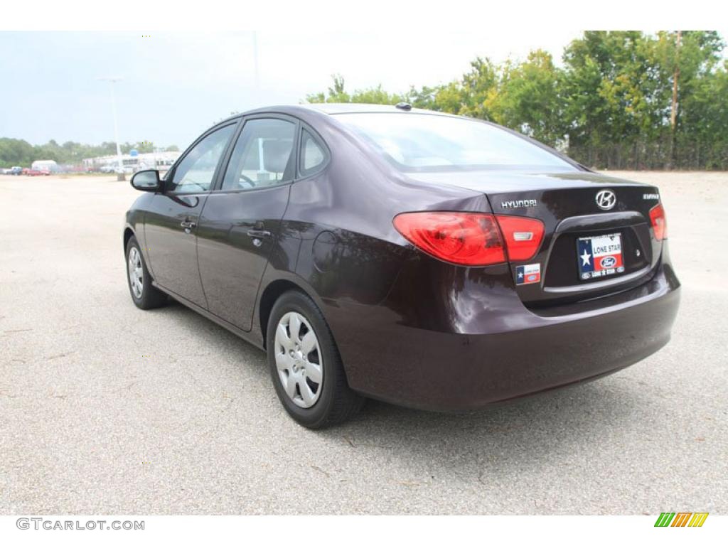 2009 Elantra GLS Sedan - Purple Rain / Gray photo #11