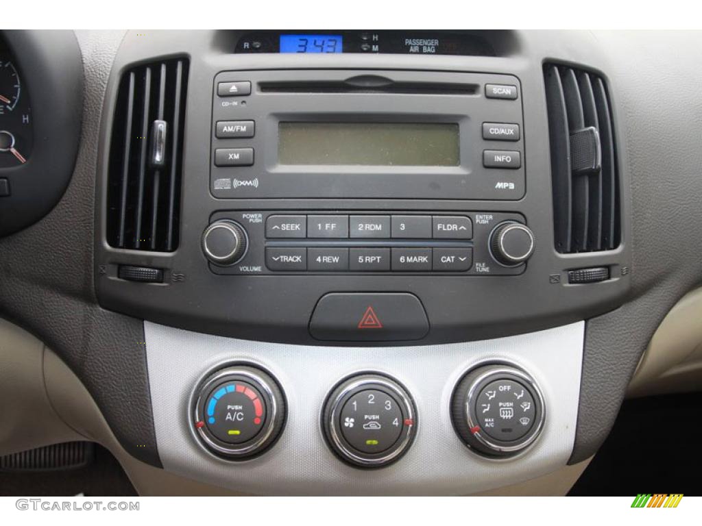 2009 Elantra GLS Sedan - Purple Rain / Gray photo #15