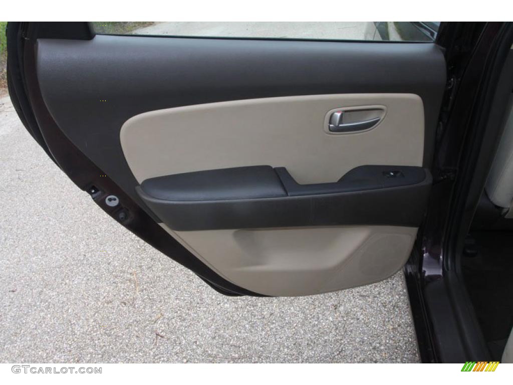 2009 Elantra GLS Sedan - Purple Rain / Gray photo #17