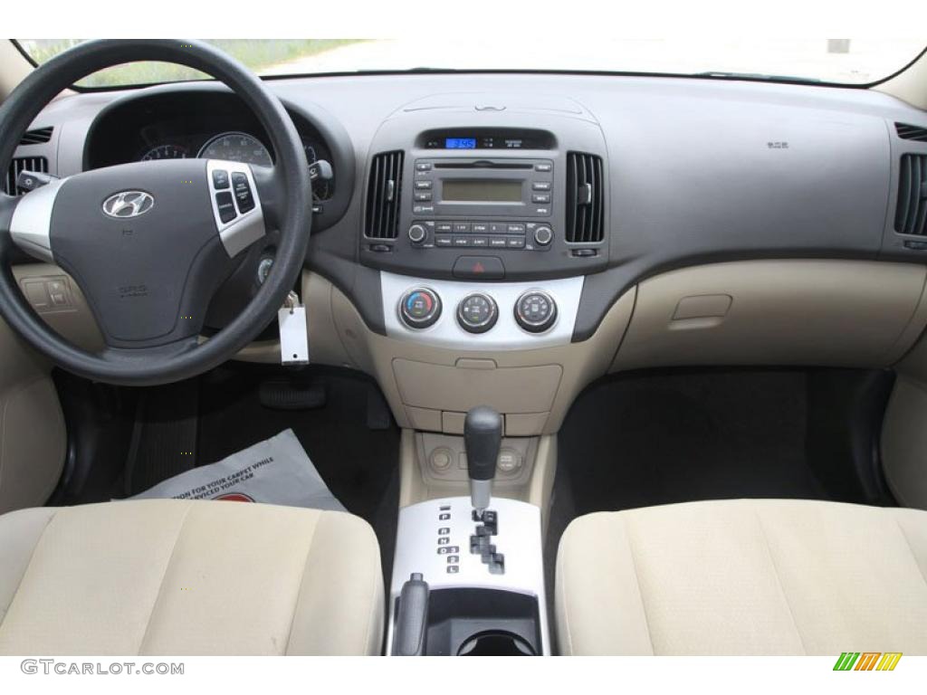 2009 Elantra GLS Sedan - Purple Rain / Gray photo #21