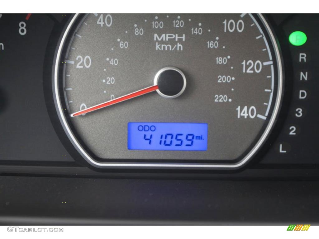 2009 Elantra GLS Sedan - Purple Rain / Gray photo #29