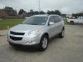 2010 Silver Ice Metallic Chevrolet Traverse LT  photo #2