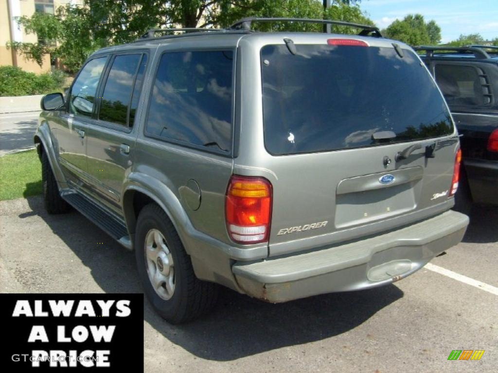 1999 Explorer XLT 4x4 - Spruce Green Metallic / Medium Prairie Tan photo #3