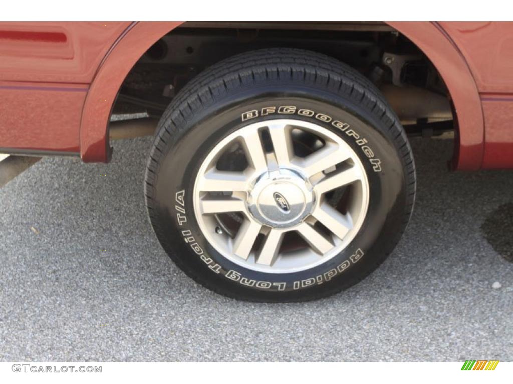 2006 F150 XLT SuperCrew - Dark Toreador Red Metallic / Tan photo #12