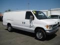 Oxford White 2001 Ford E Series Van E350 Cargo