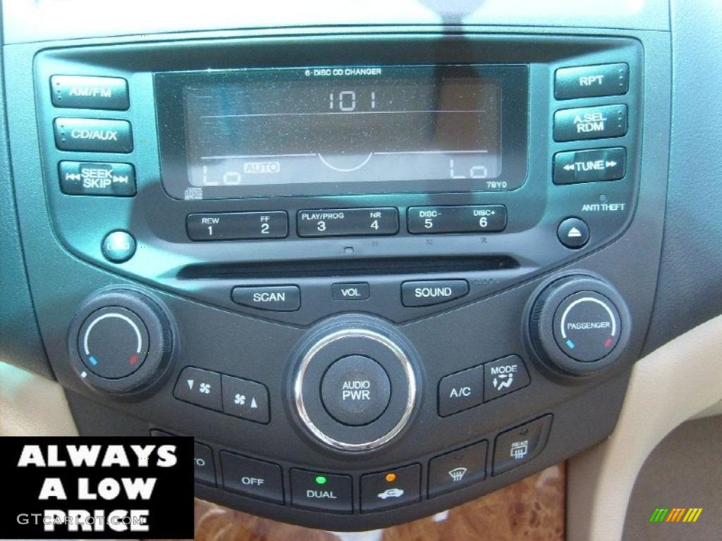 2003 Accord EX V6 Coupe - Desert Mist Metallic / Ivory photo #19