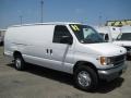 Oxford White 2002 Ford E Series Van E350 Cargo