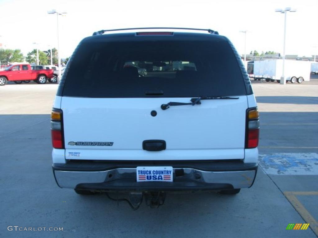 2006 Suburban LT 1500 4x4 - Summit White / Gray/Dark Charcoal photo #17