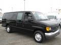 Black - E Series Van E350 Super Duty XL 15 Passenger Photo No. 1