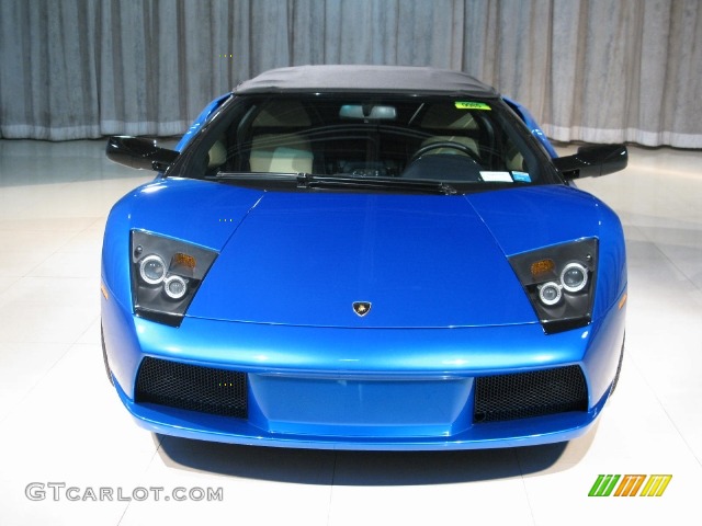 2006 Murcielago Roadster - Blue Monterey / Ivory/Blue Delphinus photo #4