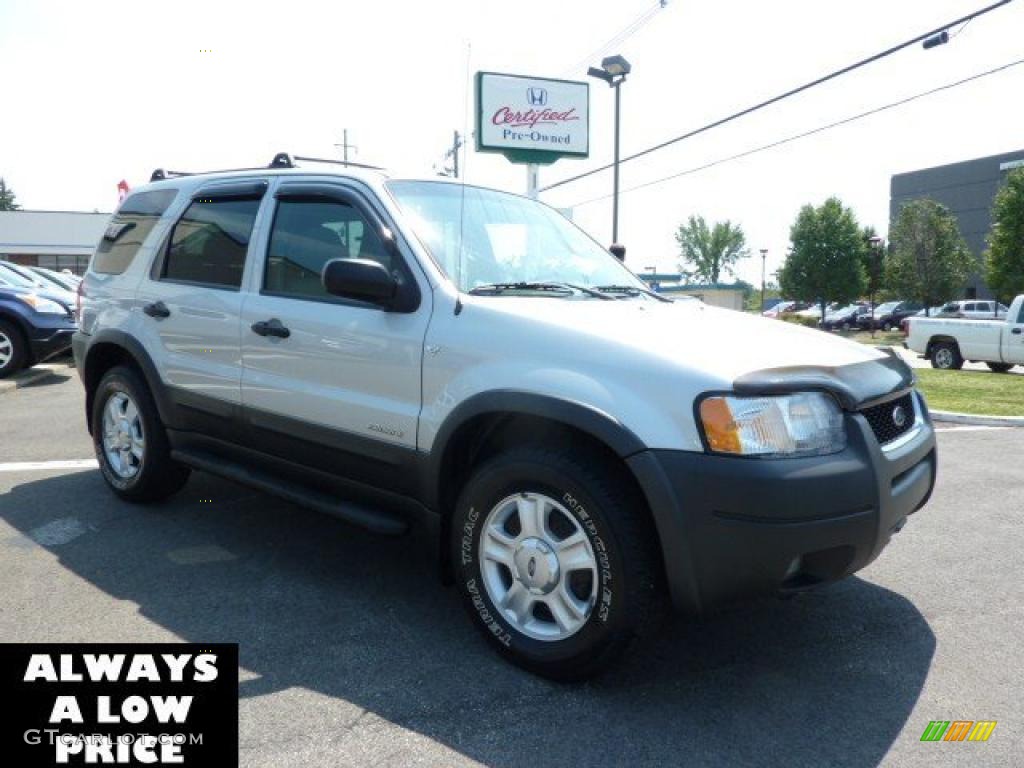 2002 Escape XLT V6 4WD - Satin Silver Metallic / Medium Graphite photo #1