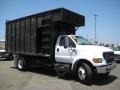 2001 Oxford White Ford F650 Super Duty XL Regular Cab Dump Truck  photo #1