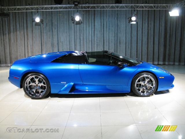2006 Murcielago Roadster - Blue Monterey / Ivory/Blue Delphinus photo #18