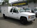 White - C/K 2500 C2500 Extended Cab Chassis Photo No. 1