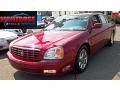 Crimson Pearl Red 2001 Cadillac DeVille DTS Sedan