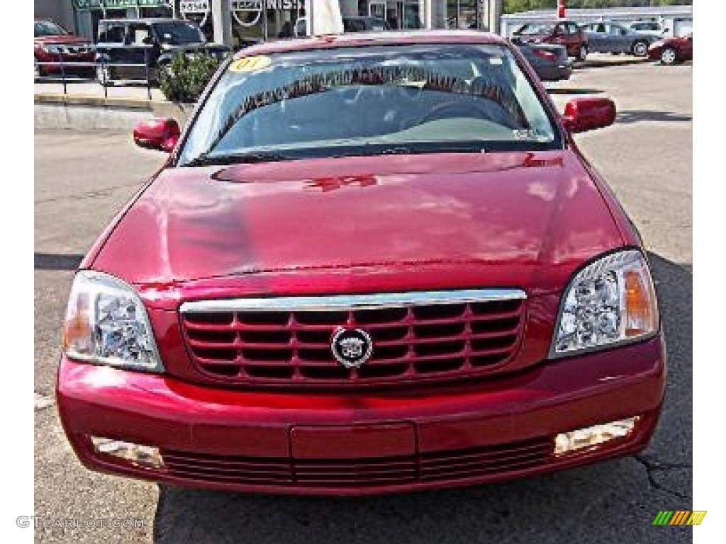 2001 DeVille DTS Sedan - Crimson Pearl Red / Neutral Shale photo #2