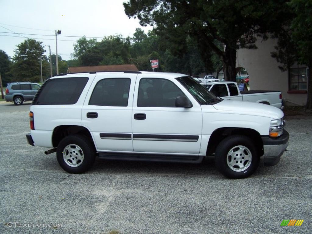 2005 Tahoe 4x4 - Summit White / Gray/Dark Charcoal photo #4