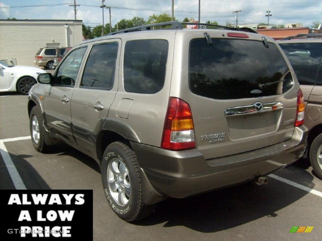 2001 Tribute LX V6 4WD - Parchment Gold Metallic / Beige photo #3