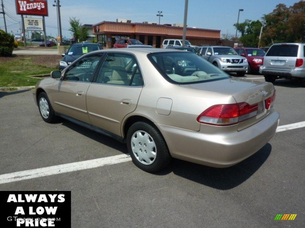 2002 Accord LX Sedan - Naples Gold Metallic / Ivory photo #5