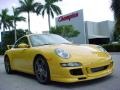 2008 Speed Yellow Porsche 911 Carrera S Coupe  photo #1