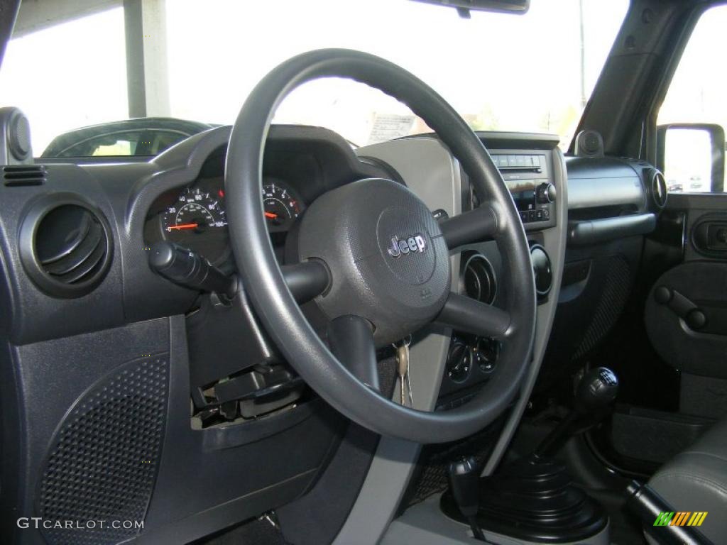 2009 Wrangler X 4x4 - Black / Dark Slate Gray/Medium Slate Gray photo #18