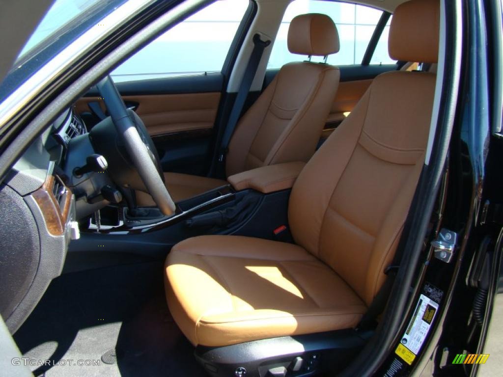 2010 3 Series 335i xDrive Sedan - Jet Black / Saddle Brown Dakota Leather photo #7