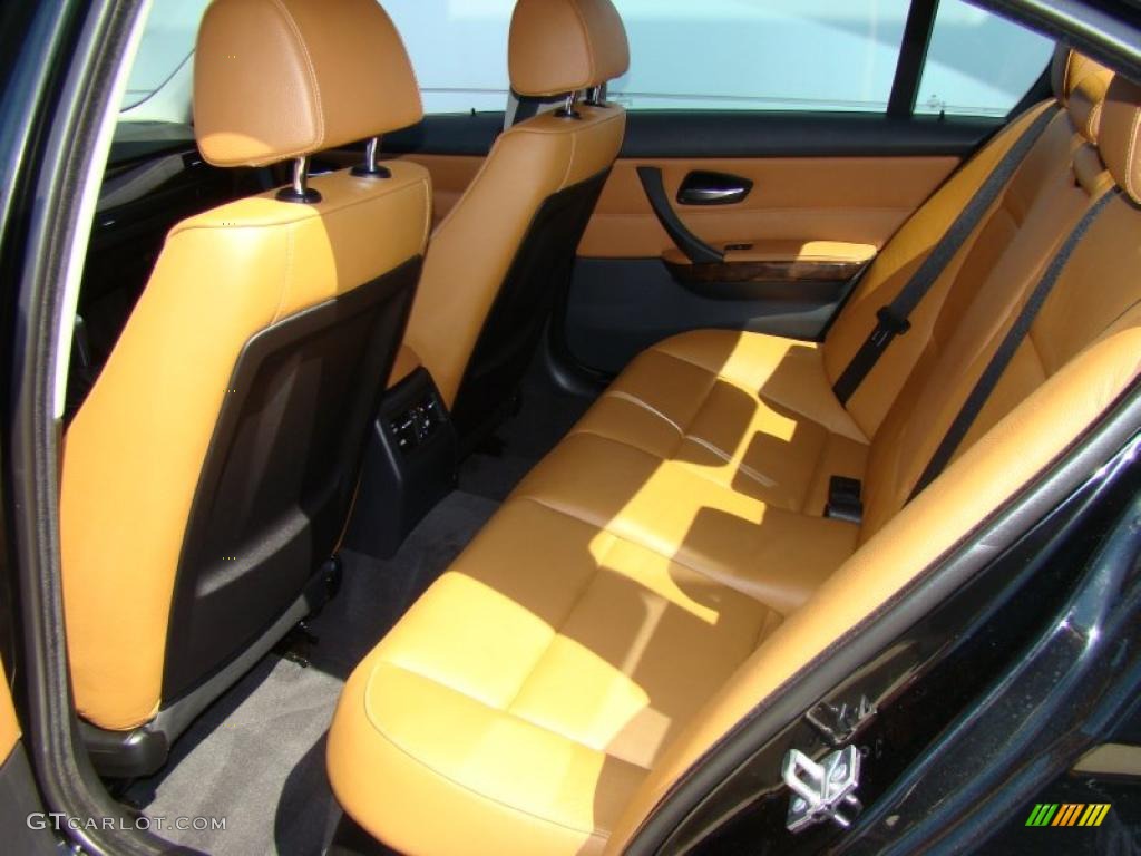 2010 3 Series 335i xDrive Sedan - Jet Black / Saddle Brown Dakota Leather photo #10