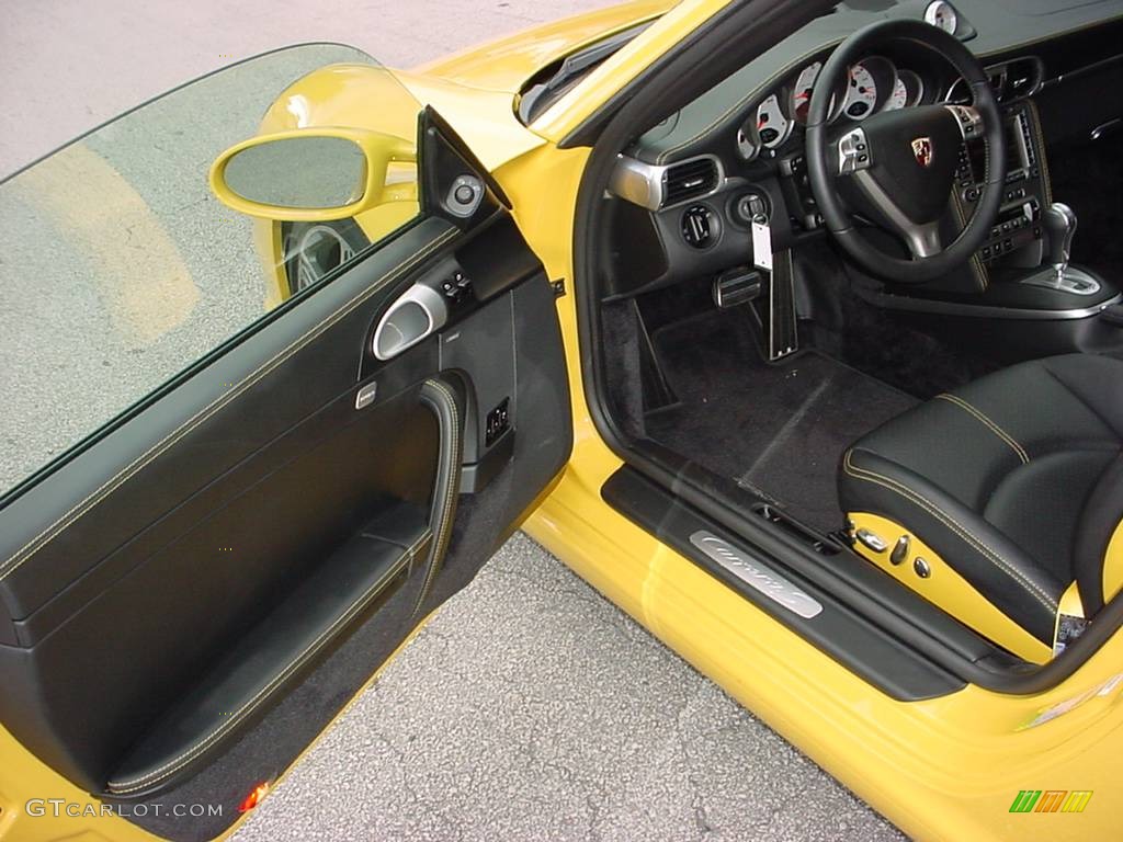 2008 911 Carrera S Coupe - Speed Yellow / Black photo #9