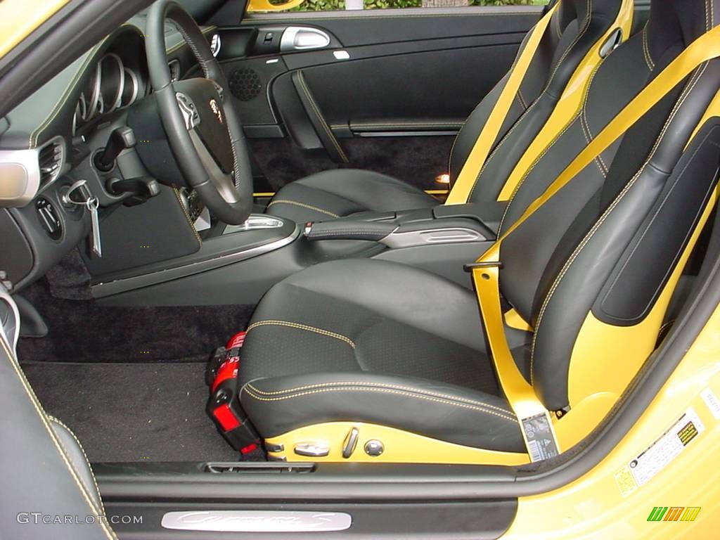 2008 911 Carrera S Coupe - Speed Yellow / Black photo #10