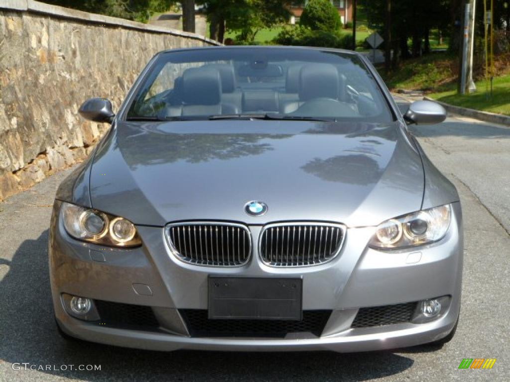 2007 3 Series 328i Convertible - Space Gray Metallic / Black photo #3