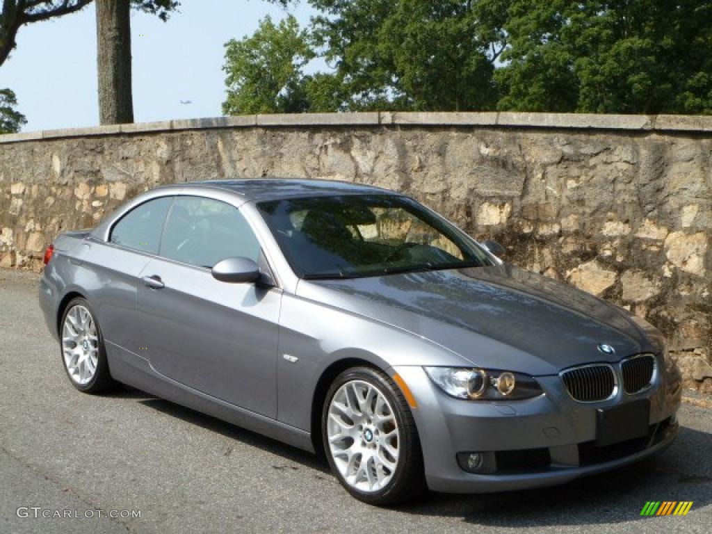 2007 3 Series 328i Convertible - Space Gray Metallic / Black photo #10