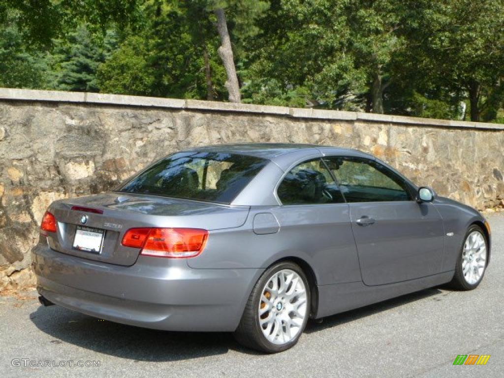 2007 3 Series 328i Convertible - Space Gray Metallic / Black photo #12