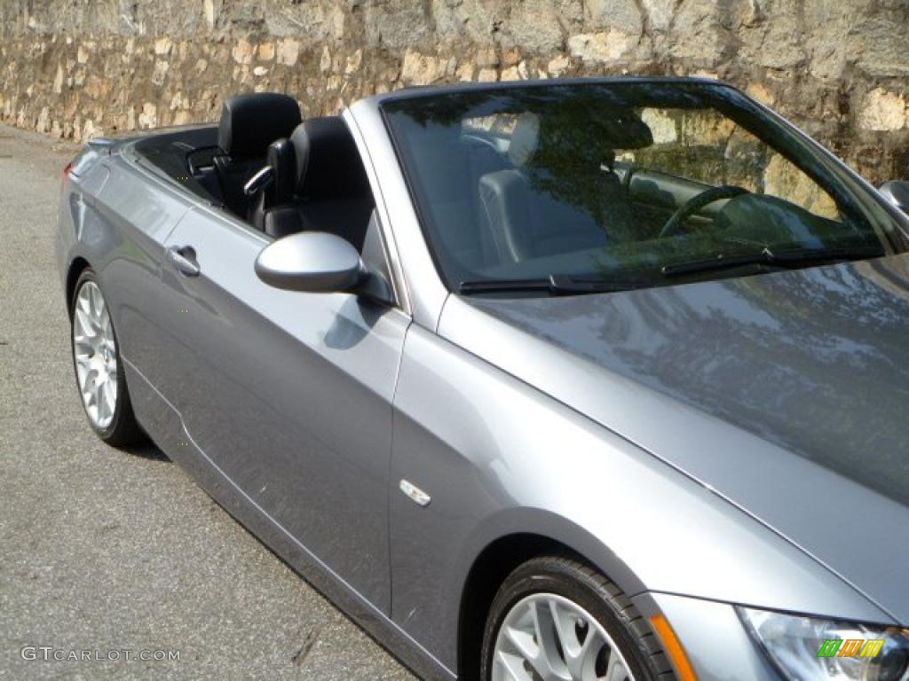 2007 3 Series 328i Convertible - Space Gray Metallic / Black photo #17