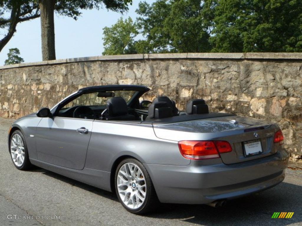 2007 3 Series 328i Convertible - Space Gray Metallic / Black photo #21