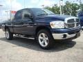 2007 Patriot Blue Pearl Dodge Ram 1500 Big Horn Edition Quad Cab 4x4  photo #6