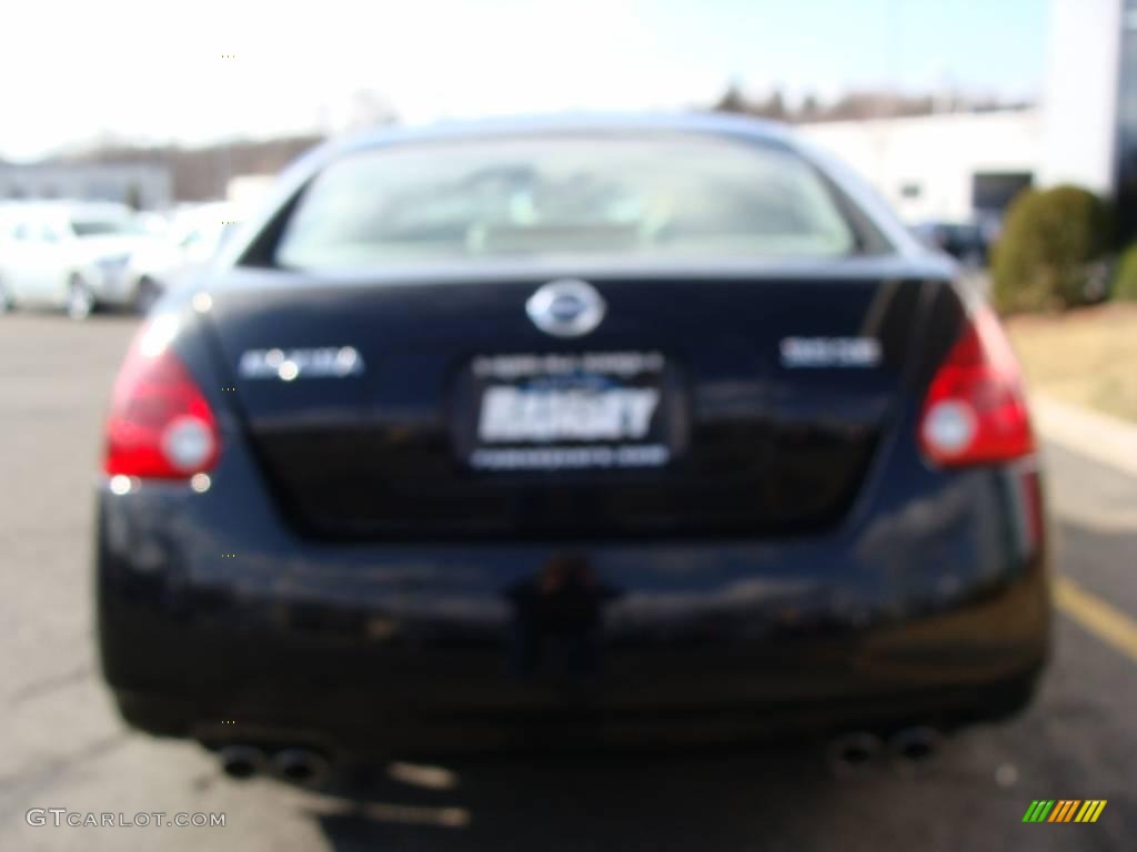 2004 Maxima 3.5 SE - Onyx Black / Frost Gray photo #6