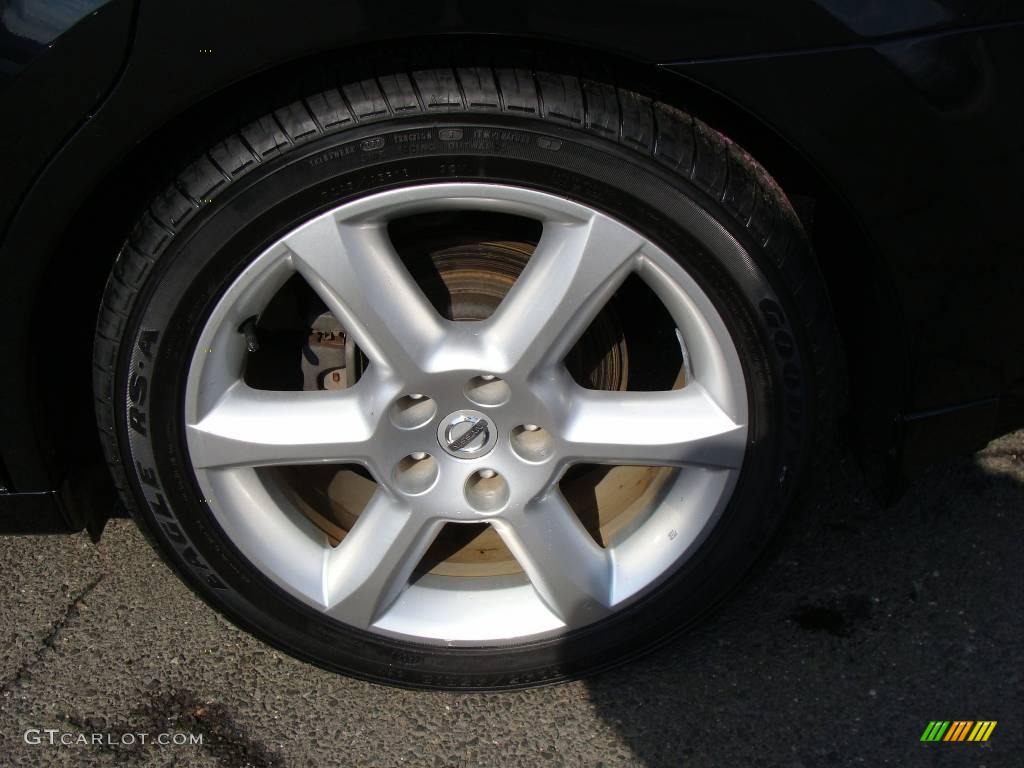 2004 Maxima 3.5 SE - Onyx Black / Frost Gray photo #9