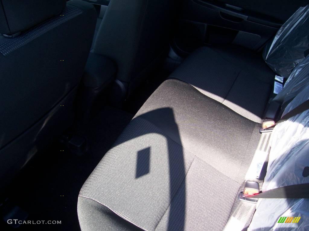 2009 Lancer ES Sport - Tarmac Black Pearl / Black photo #16