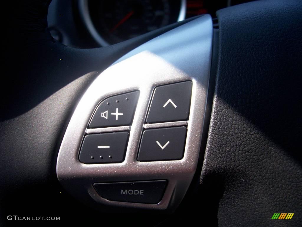 2009 Lancer ES Sport - Tarmac Black Pearl / Black photo #29