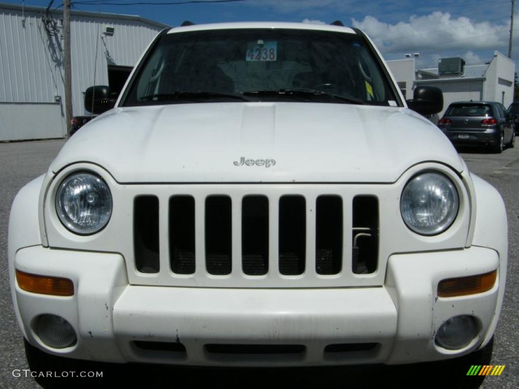 2002 Liberty Limited 4x4 - Stone White / Dark Slate Gray photo #8