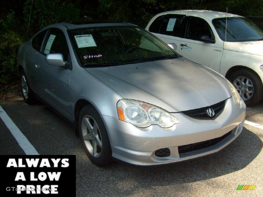 2002 RSX Sports Coupe - Satin Silver Metallic / Ebony Black photo #1